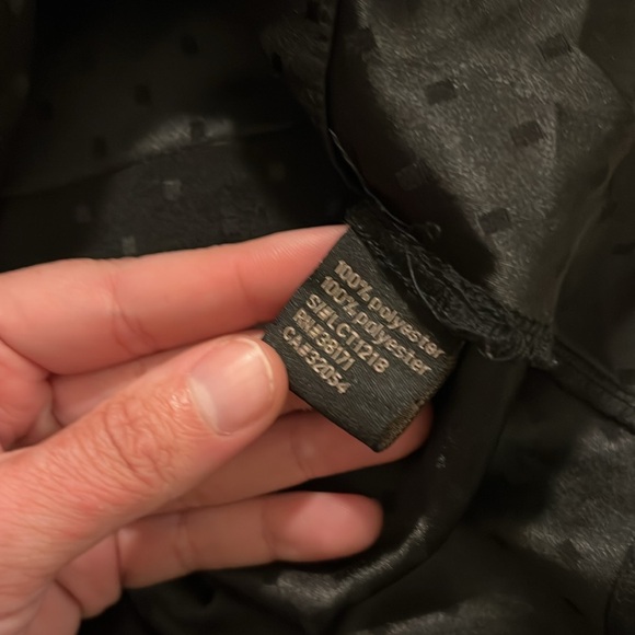 Lucca Couture Black Peplum Top Size Small - Picture 5 of 6